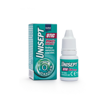 Unisept Otic FLx10ml Ωτικές σταγόνες για την αφαίρεση της κυψελίδας Αυτιά Unisept Otic FLx10ml Ωτικές σταγόνες για την αφαίρεση της κυψελίδας Αυτιά
